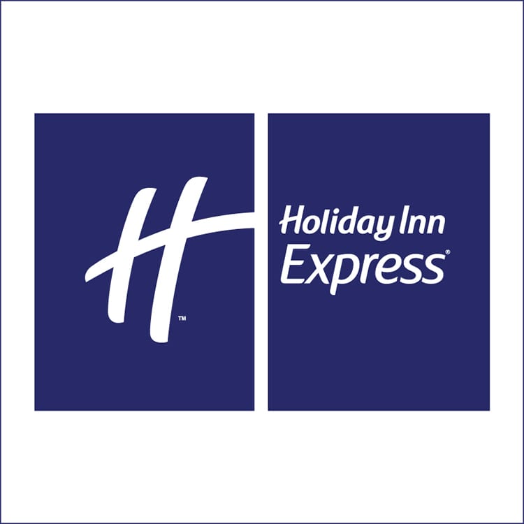 A logo of the holiday inn express.