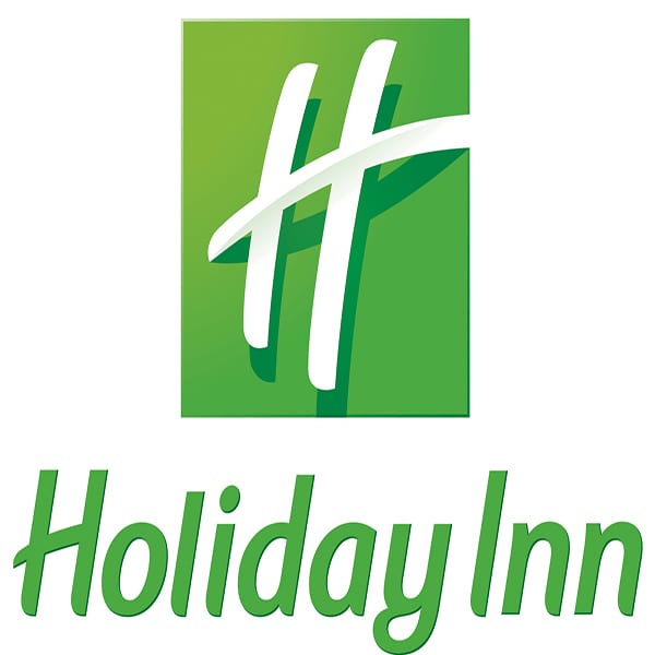 A logo of the holiday inn.