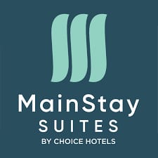 A logo of mainstay suites by choice hotels